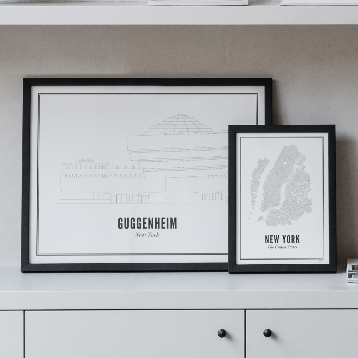 Poster von New York - Guggenheim | WIJCK.